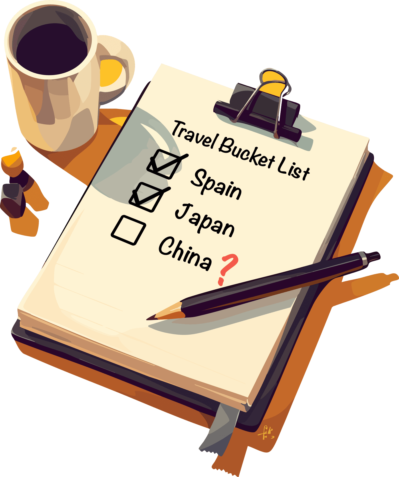 travel bucket list